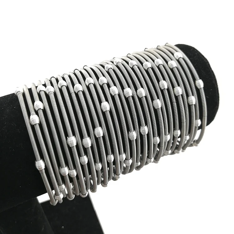 Amoryubo 2021 New Style Free Sample Stainless Steel Spring Beads Multi Colour Bracelet Bangle Jewelry
Amoryubo 2021 New Style Free Sample Stainless Steel Spring Beads Multi Colour Bracelet Bangle Jewelry