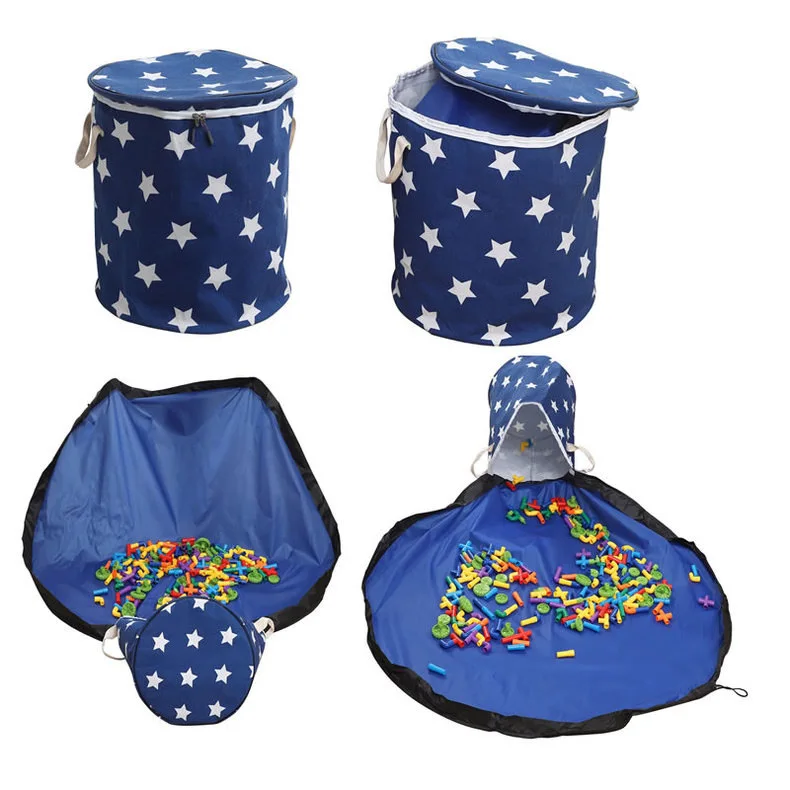 Organizer Storage Kids Toy Storage Basket and Play Mat Toy Organizer storage, Blue stripe ,black strip, trey star,blue star
Organizer Storage Kids Toy Storage Basket and Play Mat Toy Organizer storage, Blue stripe ,black strip, trey star,blue star