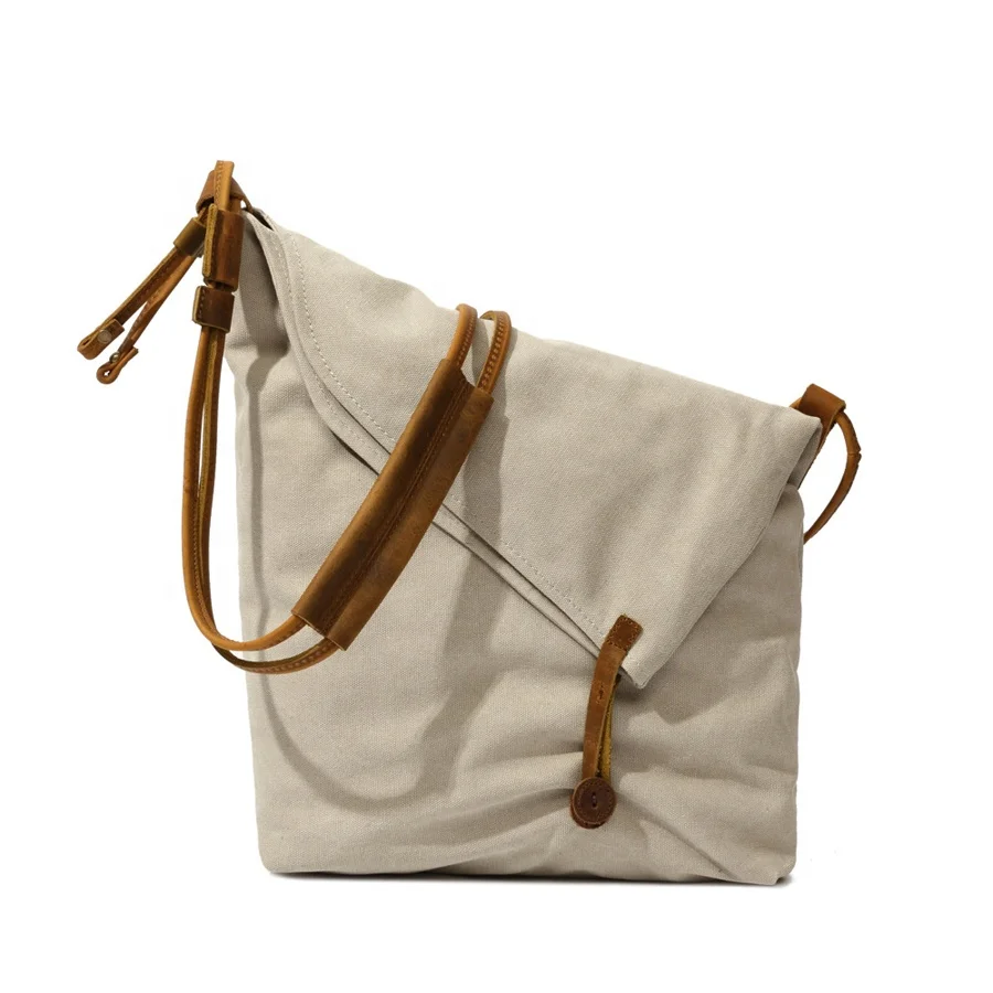 Foldable Popular Leather Messenger Bag Men Custom Simple Canvas Tote Bag Leather Handle Ladies Go Out Shoulder Bags, Customized
Foldable Popular Leather Messenger Bag Men Custom Simple Canvas Tote Bag Leather Handle Ladies Go Out Shoulder Bags, Customized