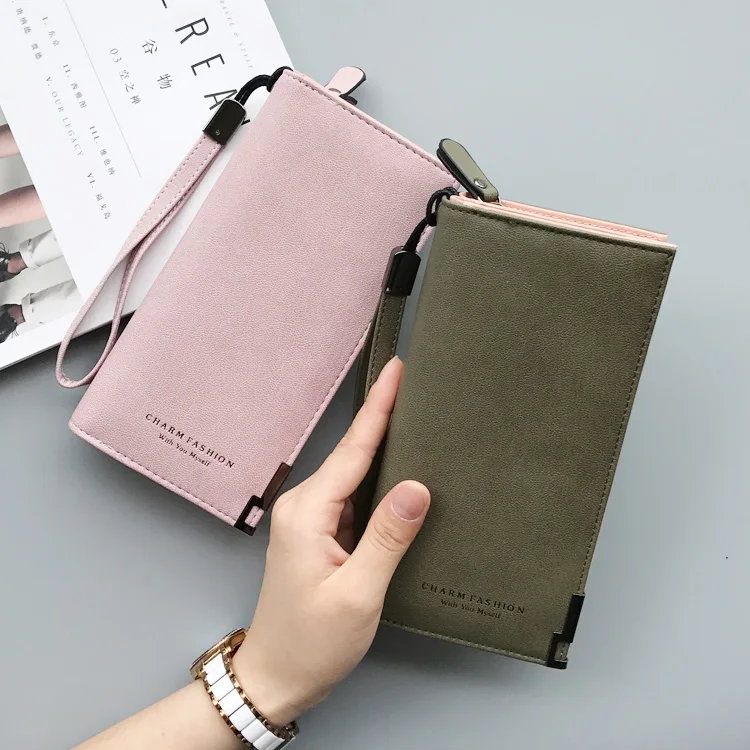 2021 Women Long Clutch Wallet Large Capacity Wallets Female Purse Lady Purses Phone Pocket Card Holder, Can be customized
2021 Women Long Clutch Wallet Large Capacity Wallets Female Purse Lady Purses Phone Pocket Card Holder, Can be customized