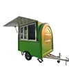 shanghai silang Ce Approved galvanized truck food trailer for sale ice cream/crepe/waffle/hot dog