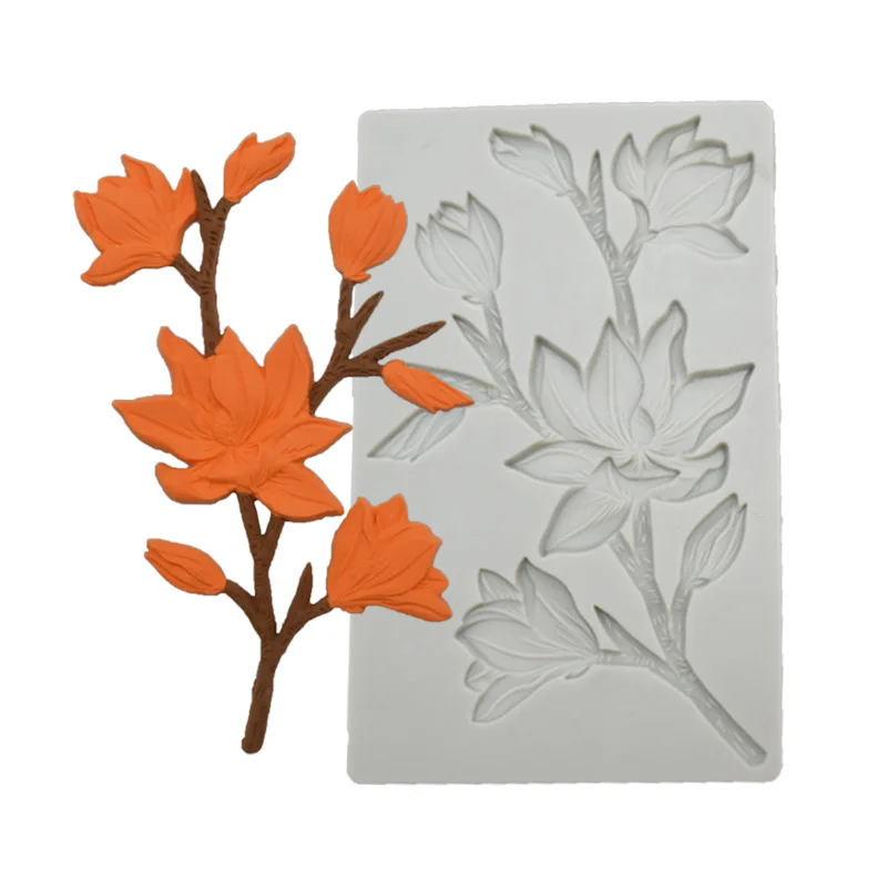 DIY Baking Tools Retro Magnolia Flower Fondant Chocolate Mold Cream Cake Decorating Silicone Mold for Baking Pastry Accessories
DIY Baking Tools Retro Magnolia Flower Fondant Chocolate Mold Cream Cake Decorating Silicone Mold for Baking Pastry Accessories