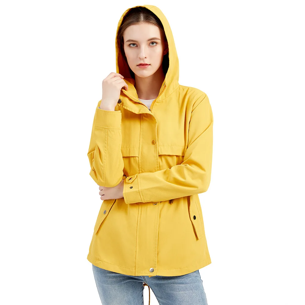 Women Outdoor Raincoat Hooded Jacket Waterproof Windbreaker Jacket, Pink blue green black
Women Outdoor Raincoat Hooded Jacket Waterproof Windbreaker Jacket, Pink blue green black