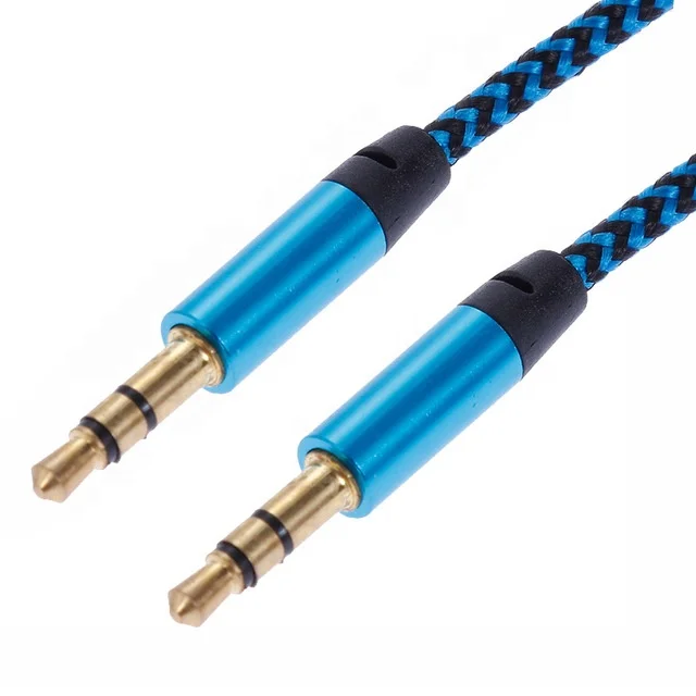 Shenzhen manufacturing Nylon AUX Audio Jack 3.5mm connector Male to Male Stereo Aux cord extension cable for car speaker, Silver , green ,blue , gold ,pink
Shenzhen manufacturing Nylon AUX Audio Jack 3.5mm connector Male to Male Stereo Aux cord extension cable for car speaker, Silver , green ,blue , gold ,pink
