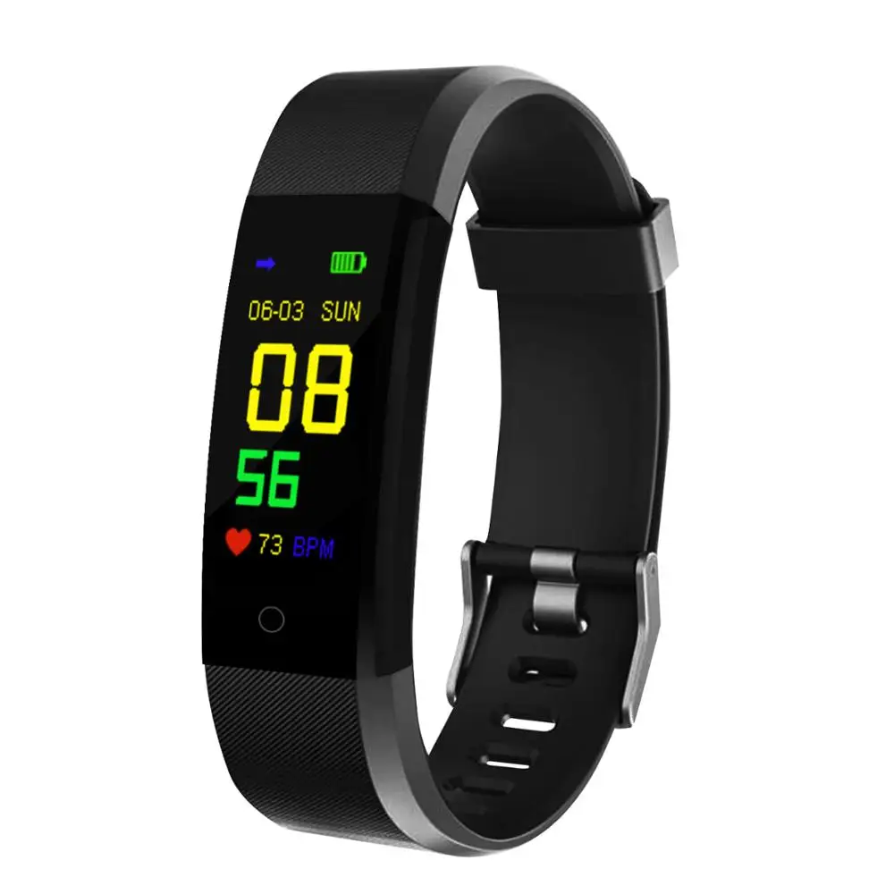 Smart Wristband fitness tracker 115 Plus Watch Health Blood Pressure Heart rate band Waterproof Smart Bracelet for Men Women
Smart Wristband fitness tracker 115 Plus Watch Health Blood Pressure Heart rate band Waterproof Smart Bracelet for Men Women