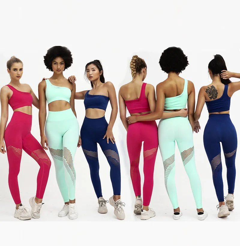 New Arrival Nylon Spandex Fabric Women Fitness Sets Quick Dry Hollow Workout Sets Breathable Seamless Yoga Set, Customized colors
New Arrival Nylon Spandex Fabric Women Fitness Sets Quick Dry Hollow Workout Sets Breathable Seamless Yoga Set, Customized colors