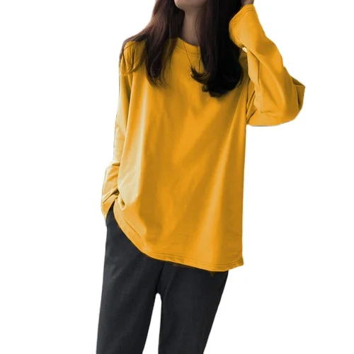2021 Summer Fashion Hot Sales Street Walking Casual Women Long Sleeve Tees Cotton T-shirt
2021 Summer Fashion Hot Sales Street Walking Casual Women Long Sleeve Tees Cotton T-shirt