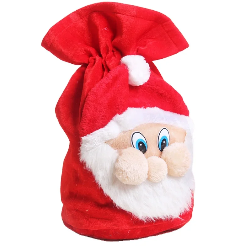 Christmas decorations old man backpack gift bag top grade velvet gift bag large candy gift bag
Christmas decorations old man backpack gift bag top grade velvet gift bag large candy gift bag