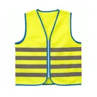 100% polyester en 1150 european traffic fluorescent high visibility kid child reflective safety wear vest