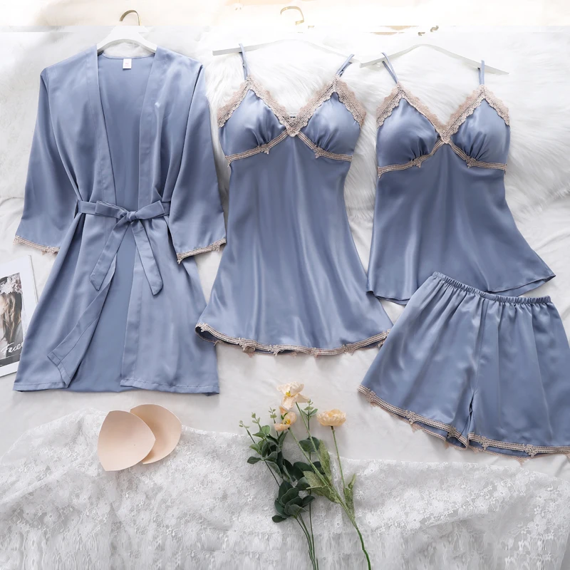 Pajamas 5 Piece,Round Neck Ladies Nightwear Pajama Set Elastic Waist Band Tie Dyed Sleepwear 5 Set
Pajamas 5 Piece,Round Neck Ladies Nightwear Pajama Set Elastic Waist Band Tie Dyed Sleepwear 5 Set