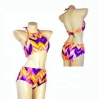 Girls Bikini Two Piece Swimwear Many Color Patterns Stock
