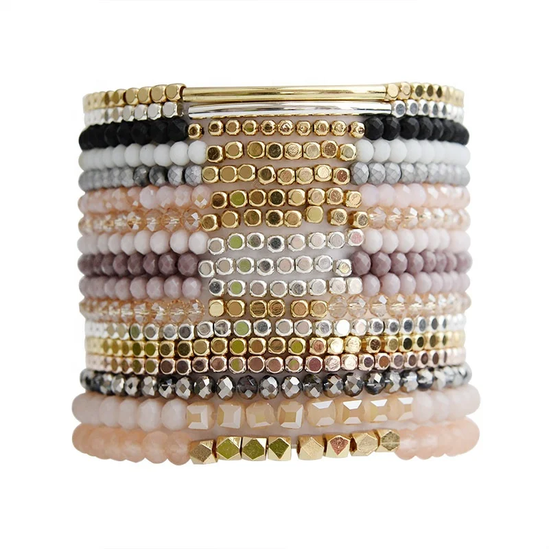 Fashion friendship handmade acrylic tube crystal glass bead bracelet transparent color for women jewelry couples, Customized color
Fashion friendship handmade acrylic tube crystal glass bead bracelet transparent color for women jewelry couples, Customized color