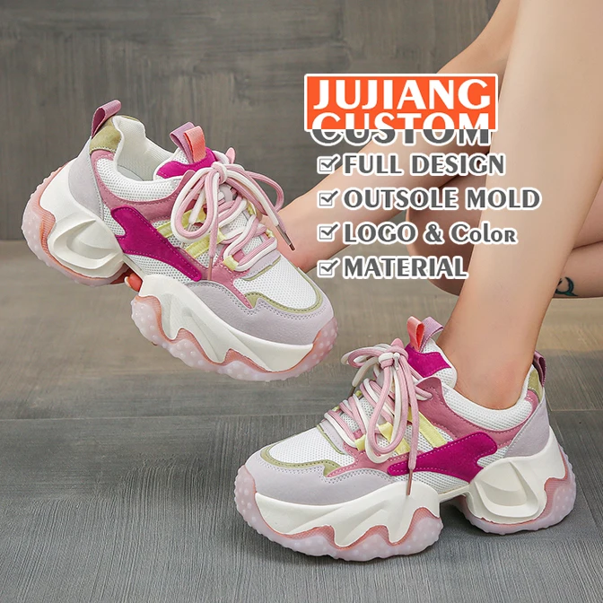 2023 Women Platform Sneakers Spring Lace-up Bling Shoes Fashion High Top Casual Shoes Thick Sole Sneakers Woman Deportivas Mujer
2023 Women Platform Sneakers Spring Lace-up Bling Shoes Fashion High Top Casual Shoes Thick Sole Sneakers Woman Deportivas Mujer
