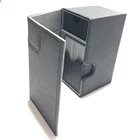 Premium PU leather double decks card box with fashion design for MTG Magic Yugioh Pokemon trading cards