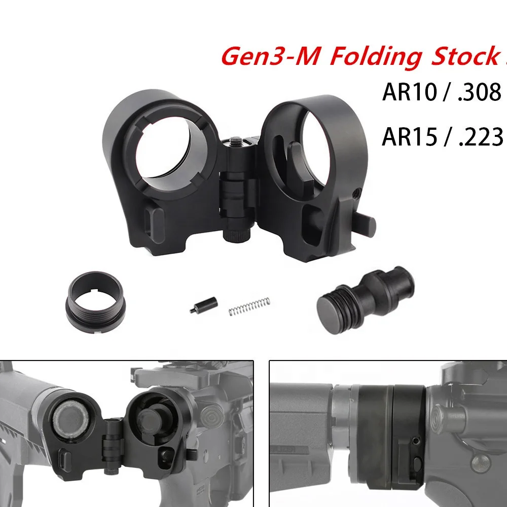 Tactical AR15 Folding Stock Adapter Ar-15/M16 Gen3-M AR Folding Stock Black Ar Folding Stock Adapter Hunting Accessories, Matte black
Tactical AR15 Folding Stock Adapter Ar-15/M16 Gen3-M AR Folding Stock Black Ar Folding Stock Adapter Hunting Accessories, Matte black