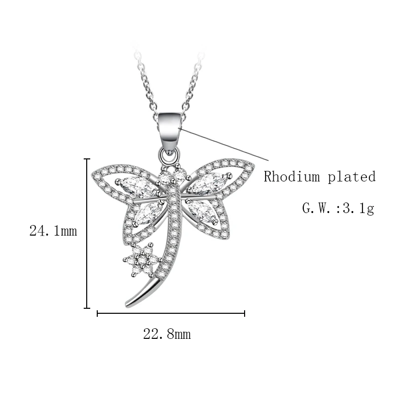 Fukarni 3.1 Gram Diamond Dragonfly 925 Sterling Silver Luxury Rhodium Charm Pendants FKP028
Fukarni 3.1 Gram Diamond Dragonfly 925 Sterling Silver Luxury Rhodium Charm Pendants FKP028