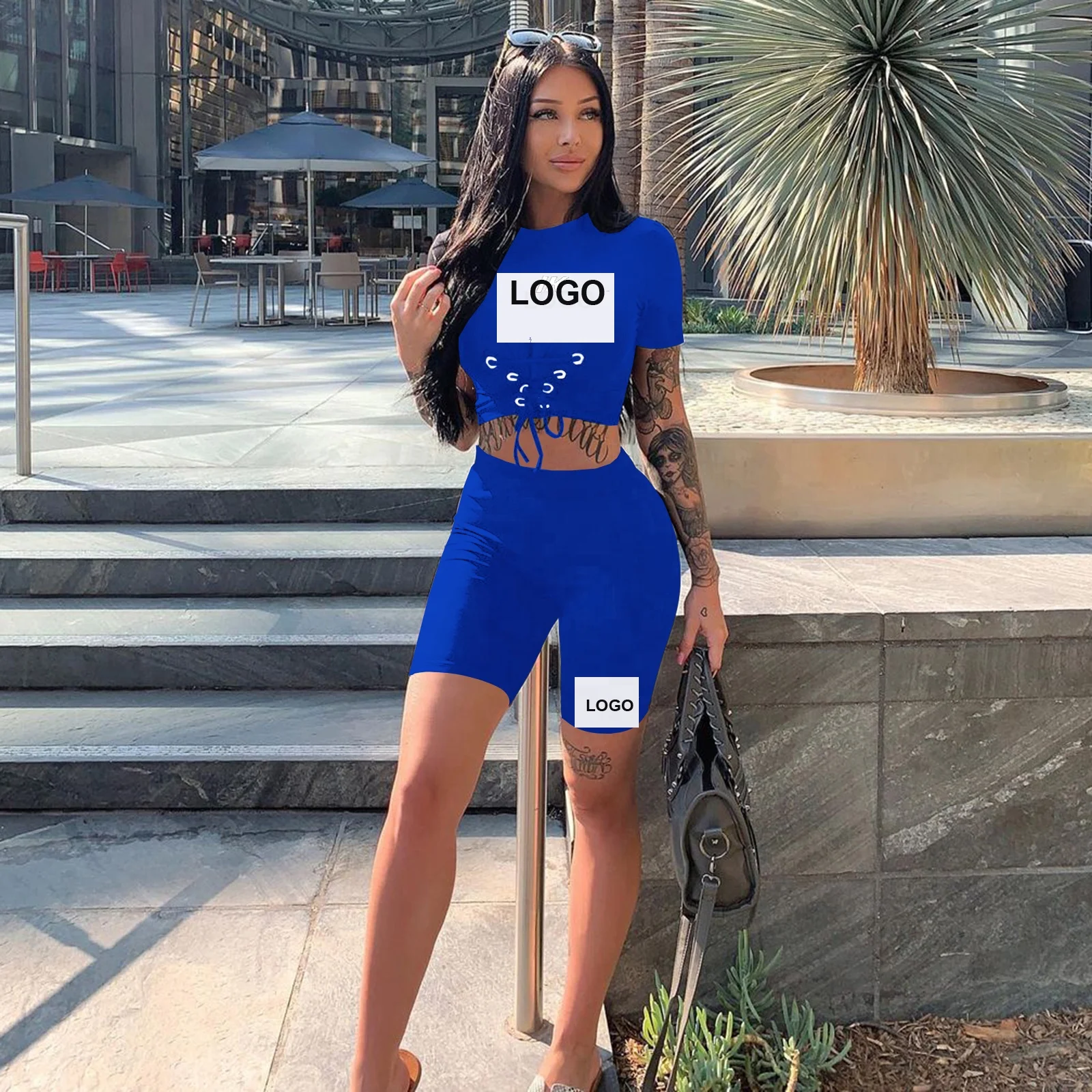 Plus size Summer Sexy 2 Piece Skirt Set two piece Short Set Women, Customized color/as show
Plus size Summer Sexy 2 Piece Skirt Set two piece Short Set Women, Customized color/as show