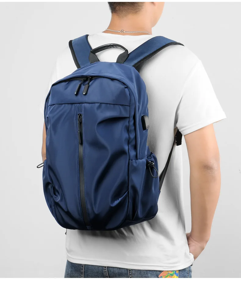 2021 New simple large capacity computer backpack wholesale can be customized logo travel backpacks, 2 colors
2021 New simple large capacity computer backpack wholesale can be customized logo travel backpacks, 2 colors