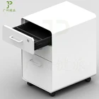 HD035 steel curverd 3-drawer mechanical office mobile pedestal filing cabinet