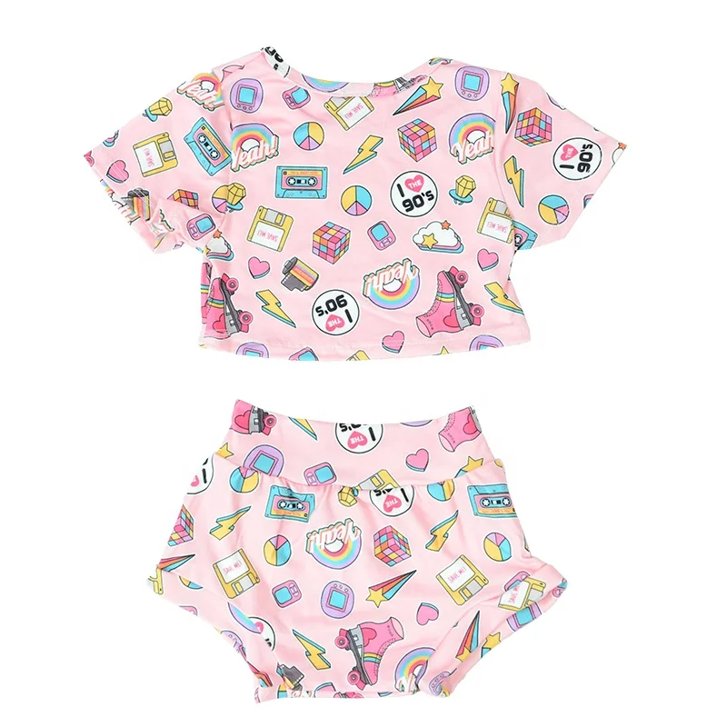 Boutique clothes girl's Cartoon printed shorts newborn print set latest toddler clothing baby girl clothes
Boutique clothes girl's Cartoon printed shorts newborn print set latest toddler clothing baby girl clothes
