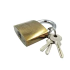 75mm big size gold titanium painted electronic plated gold colored thick heavy type brass cylinder 6 pins iron padlock