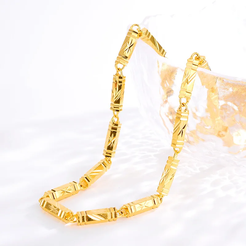 Dropshipping Simple Male 14K Gold Necklace Hexagonal Chain Fine Jewelry Clavicle Necklaces for Men Boyfriend Birthday Gifts
Dropshipping Simple Male 14K Gold Necklace Hexagonal Chain Fine Jewelry Clavicle Necklaces for Men Boyfriend Birthday Gifts