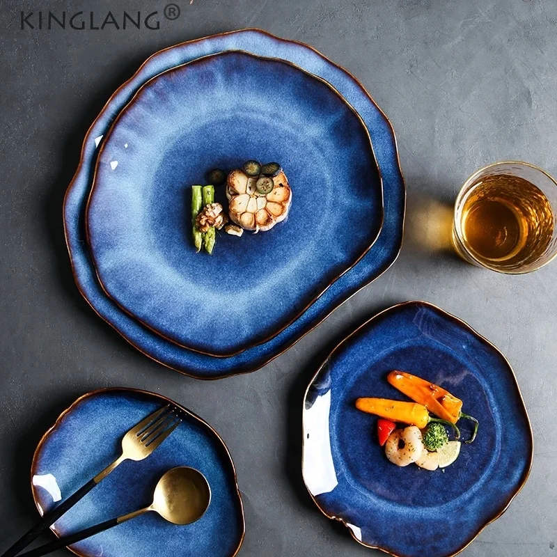 Japanese Ceramic Food Dish Flat Plate Pottery Irregular Dish Dinnerware Dropshipping Wholesale Dishes, Customized color
Japanese Ceramic Food Dish Flat Plate Pottery Irregular Dish Dinnerware Dropshipping Wholesale Dishes, Customized color