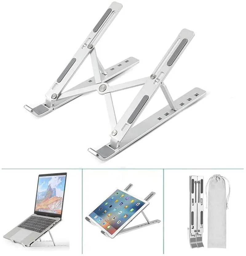 2021 Portable Notebook Bracket Laptop Stand Folding Desktop Flexible Adjustable Laptop Stand