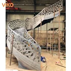 Customized Steel Stairs Curved Staircase