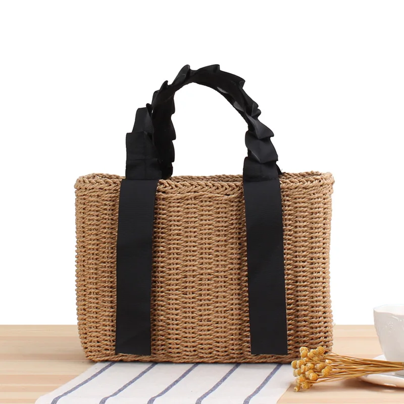 Korea Style Designer Summer Paper Straw Basket Bag women hand bags for Women Lady Outdoor Street Beach Dress
Korea Style Designer Summer Paper Straw Basket Bag women hand bags for Women Lady Outdoor Street Beach Dress