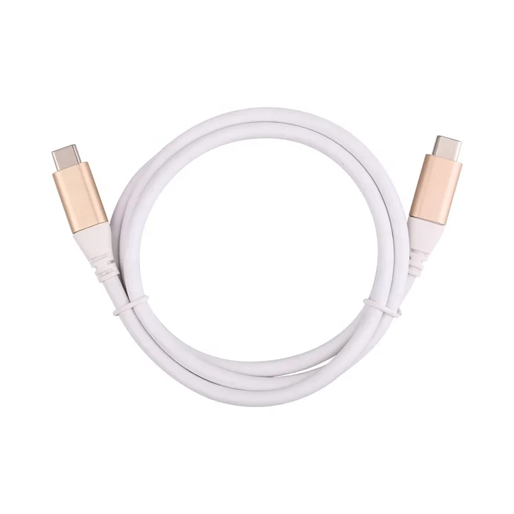 Free shipping 1M USB type C 3.1 Fast Charging Cable with Luxury gold color Aluminum Alloy shell, White
Free shipping 1M USB type C 3.1 Fast Charging Cable with Luxury gold color Aluminum Alloy shell, White