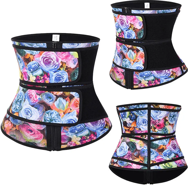 Customized private labels rose printed double belt neoprene waist trainer slimming belt waist trainer waist trainer corset
Customized private labels rose printed double belt neoprene waist trainer slimming belt waist trainer waist trainer corset