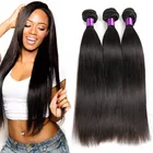 Wholesale Vendor Straight Weave Extension Raw Mink Brazilian Cuticle Aligned Virgin Human Hair Bundles