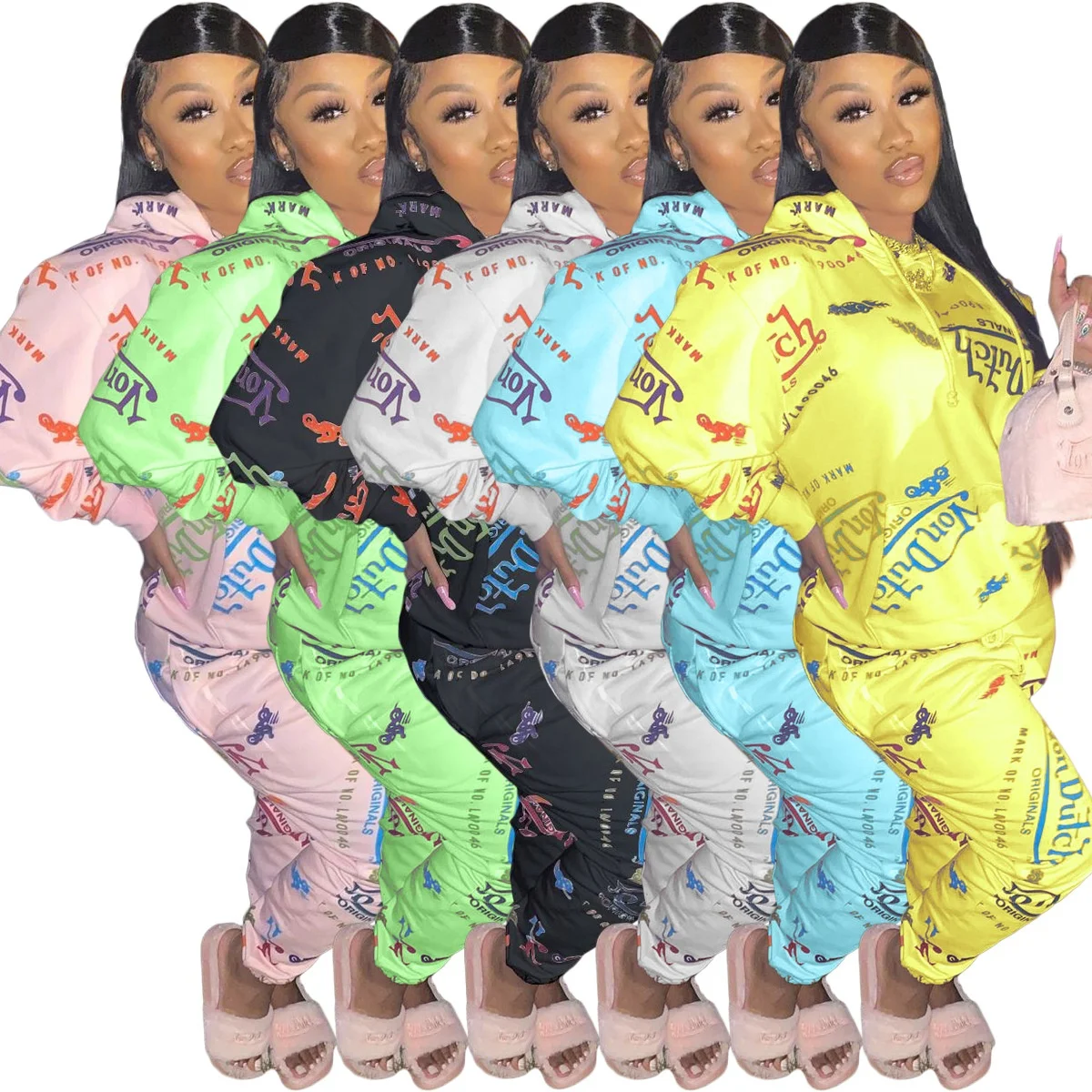 MT22-9253 fall clothing for women two piece pants set fashion sports sweatshirt with hood women clothing casual dress women
MT22-9253 fall clothing for women two piece pants set fashion sports sweatshirt with hood women clothing casual dress women