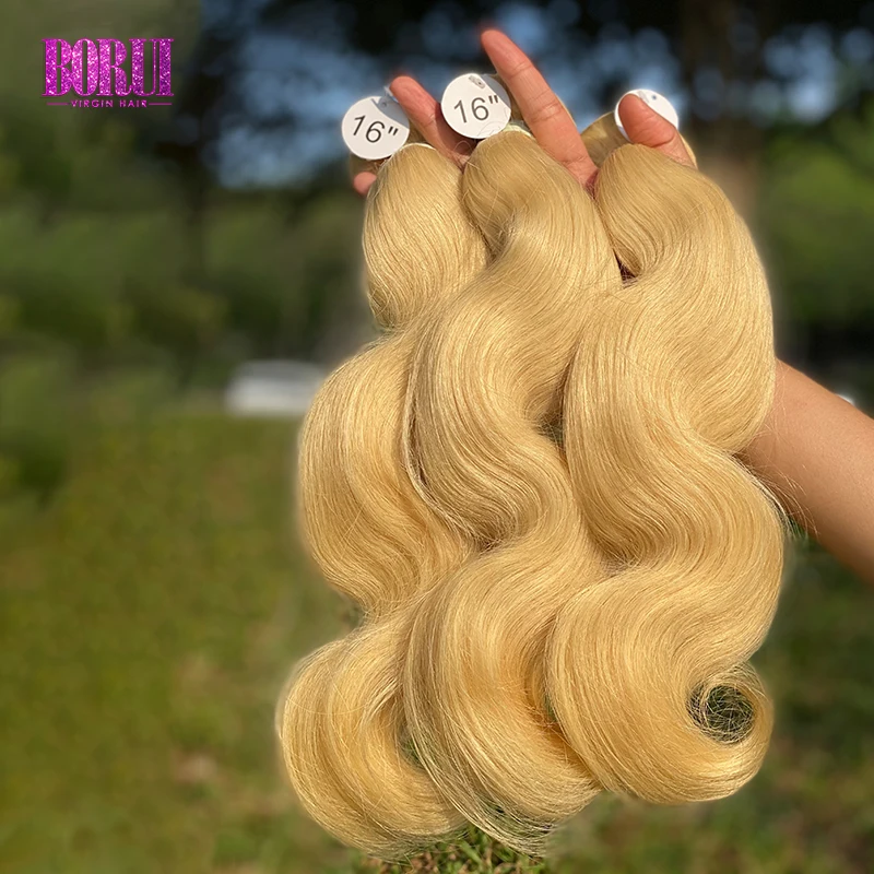 Brazilian Human Hair Bundles 613 Body Wave Raw Hair Bundles Wholesale Price Blonde Hair Bundles
Brazilian Human Hair Bundles 613 Body Wave Raw Hair Bundles Wholesale Price Blonde Hair Bundles