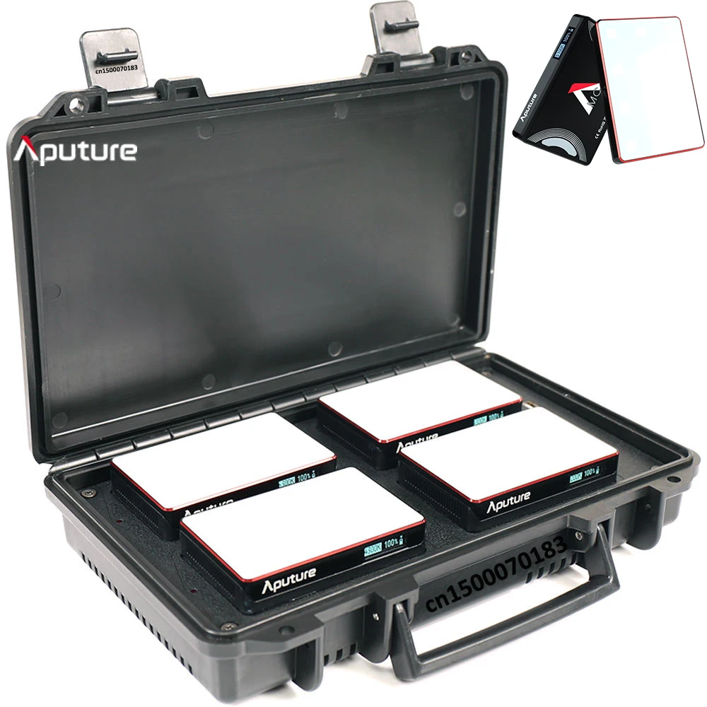 Aputure AL-MC led 4 light kit wireless charging box set RGB photography fill LED video light portrait shooting light
Aputure AL-MC led 4 light kit wireless charging box set RGB photography fill LED video light portrait shooting light