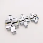 70mm 3d Adjustable Invisible 180 Degree Door windows cabinet Zinc Alloy Hinges