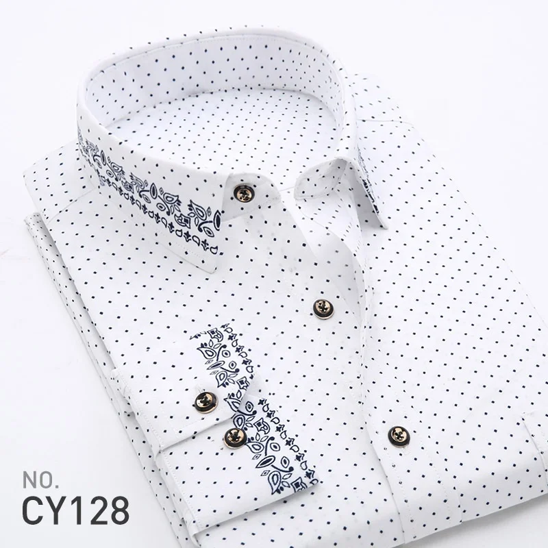 Custom Logo Latest Design Men Business Plaid Shirt Long Sleeve Shirt Brand Formal Cotton Printing Men Dress Shirt, As picture
Custom Logo Latest Design Men Business Plaid Shirt Long Sleeve Shirt Brand Formal Cotton Printing Men Dress Shirt, As picture