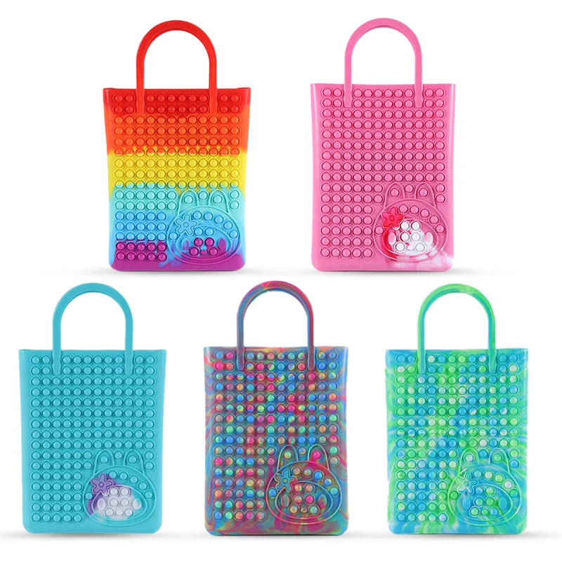 New Silicone Mini Soft Wallet Bags Popping Push It Coin Purses Bag Handbags Pouch Fidget Toys
New Silicone Mini Soft Wallet Bags Popping Push It Coin Purses Bag Handbags Pouch Fidget Toys