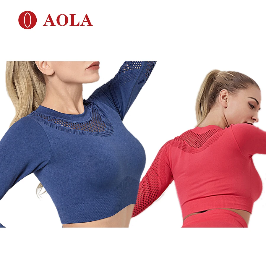 AOLA Wholesale Gym Fitness Top And Pants Apparel Seamless Customize Workout Outfit Yoga Leggings Sets
AOLA Wholesale Gym Fitness Top And Pants Apparel Seamless Customize Workout Outfit Yoga Leggings Sets