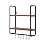 /product-detail/2-tiers-wall-mounted-display-rack-stand-metal-storage-shelf-shelves-with-6-hooks-welcome-customized-62267823056.html