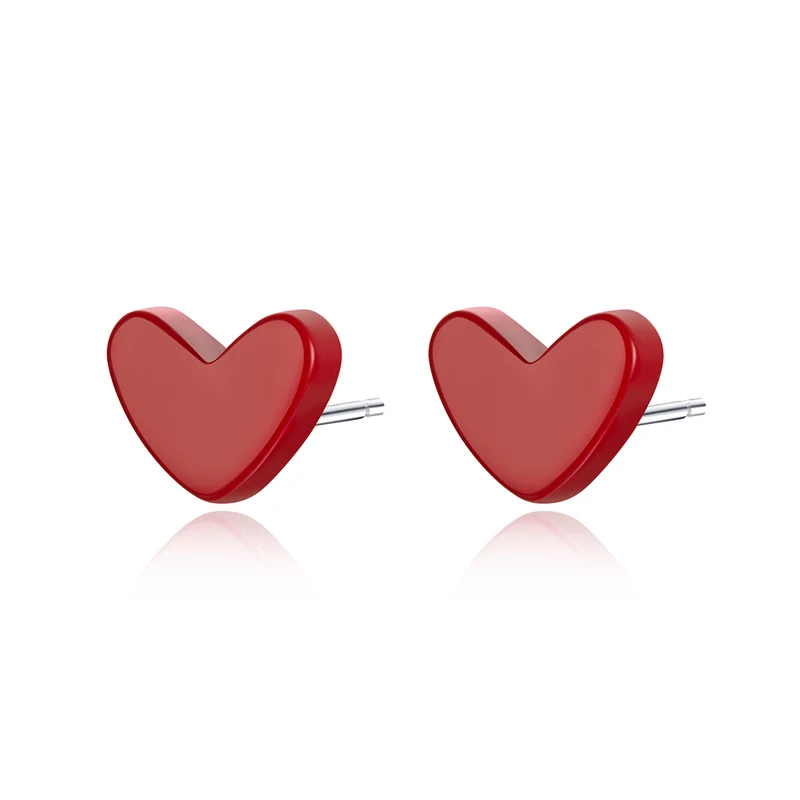 Classic Cute High Quality Girls Red Love Heart Turquoise Sterling Silver Stud Earrings Jewelry Women
Classic Cute High Quality Girls Red Love Heart Turquoise Sterling Silver Stud Earrings Jewelry Women