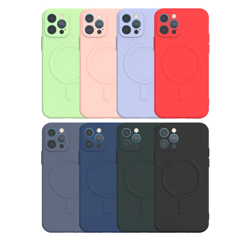 Soft Anti-Scratch Microfiber Liquid Silicone Soft Cover Ultra Slim Shockproof Magnetic Adsorption Phone Case For iphone 12 pro
Soft Anti-Scratch Microfiber Liquid Silicone Soft Cover Ultra Slim Shockproof Magnetic Adsorption Phone Case For iphone 12 pro