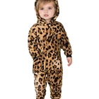 Fleece Animal Cute Hooded Jumpsuit Custom Baby Kids Winter Romper 2019