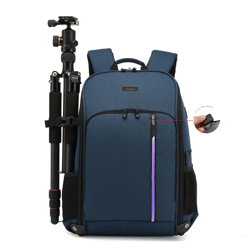LP082 New style outdoor nylon waterproof multifunctional dslr bags led drone smart camera backpack
LP082 New style outdoor nylon waterproof multifunctional dslr bags led drone smart camera backpack