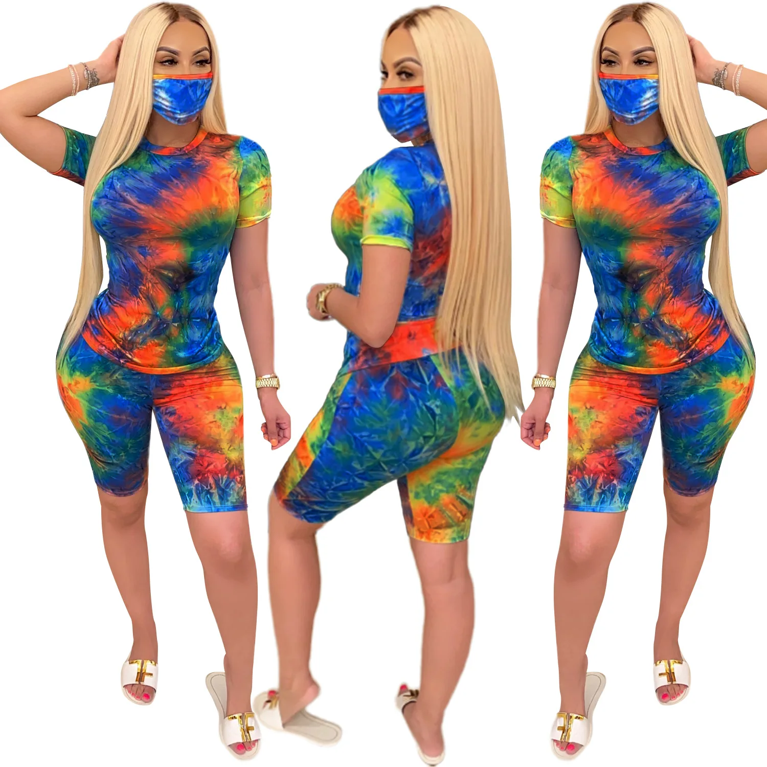AliExpress fashion Europeancasual tie-dyed short sleeve two-piece movement yoga clothing casual women's clothing
AliExpress fashion Europeancasual tie-dyed short sleeve two-piece movement yoga clothing casual women's clothing