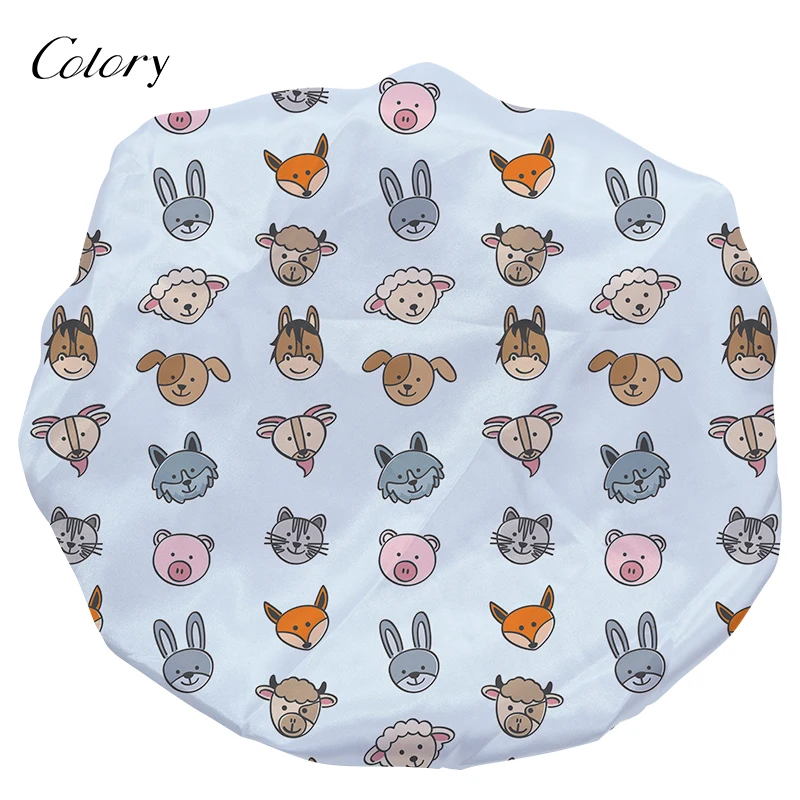 Colory Double Sided Plastic Hair Bonnets Private Label Satin, Customized color
Colory Double Sided Plastic Hair Bonnets Private Label Satin, Customized color