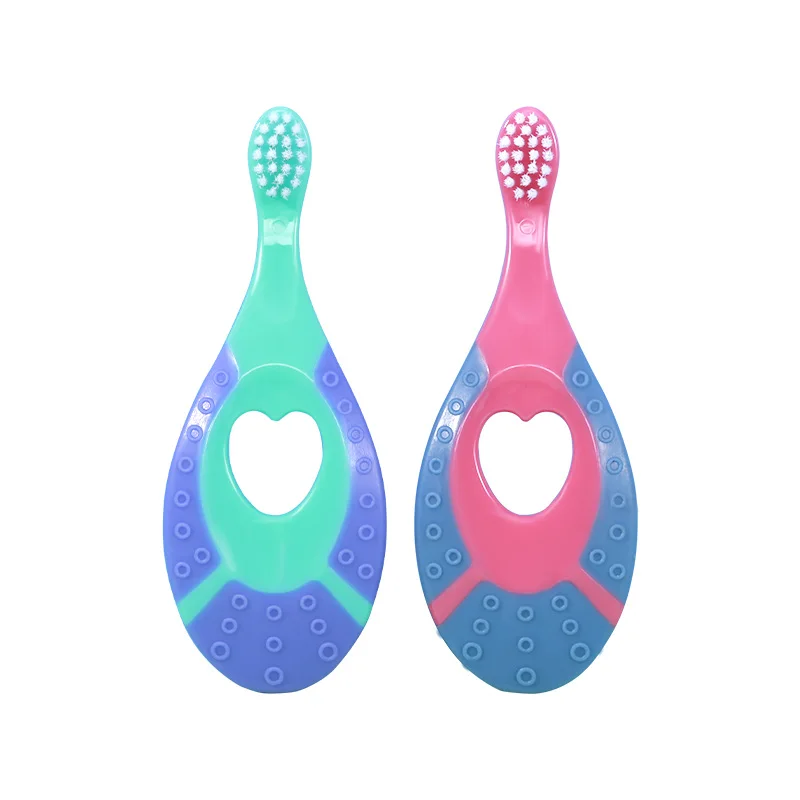 Baby toothbrush 1-3 years Soft bristle Baby training toothbrush Finger toothbrush, Customized color
Baby toothbrush 1-3 years Soft bristle Baby training toothbrush Finger toothbrush, Customized color