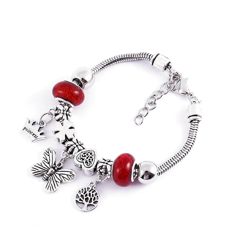 Hot sale DIY Custom Ocean Charm Bracelet red Crystal Beads Shell Pendant European Bracelet for women girls, 6 color
Hot sale DIY Custom Ocean Charm Bracelet red Crystal Beads Shell Pendant European Bracelet for women girls, 6 color