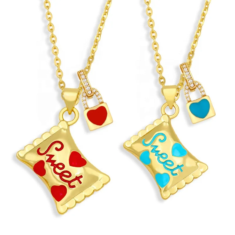 Fashion Accessories Cute Candy Sweet Pendant For Necklace Peach Heart Lock Colorful Necklace Diamond Necklace For Women
Fashion Accessories Cute Candy Sweet Pendant For Necklace Peach Heart Lock Colorful Necklace Diamond Necklace For Women
